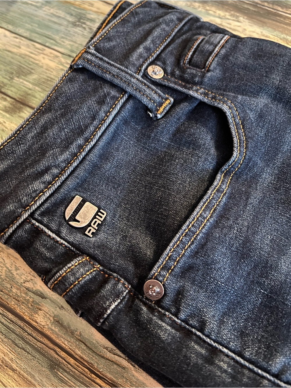 ✨ G-STAR RAW D-Staq 5-Pkt Slim Deep Indigo Stretch Jeans Size 32x32 ✨